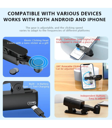 [Non] Clicker automatique d\'écran pour applications de téléphone intelligent, Gadget de Streami