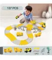 [137 pcs] 333 piece DIY race track Flexible race track set Rail