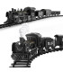 [Only Locomotive-Batt] Train de fret amusant pour chemin de fer, Locomotive à vapeur d\'eau, ens
