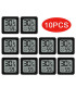 [10PCS Type 3] 4 pièces thermomètre numérique hygromètre intérieur Mini température LCD moniteu