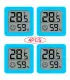 [4PCS Type 4] 4 pièces thermomètre numérique hygromètre intérieur Mini température LCD moniteur