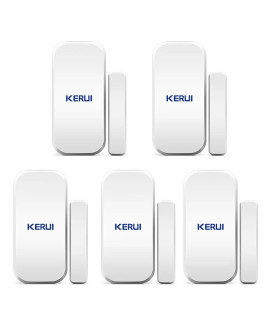 [5pcs Fédération de russie] KERUI – détecteur de capteur magnétique de porte sans fil, pour pan