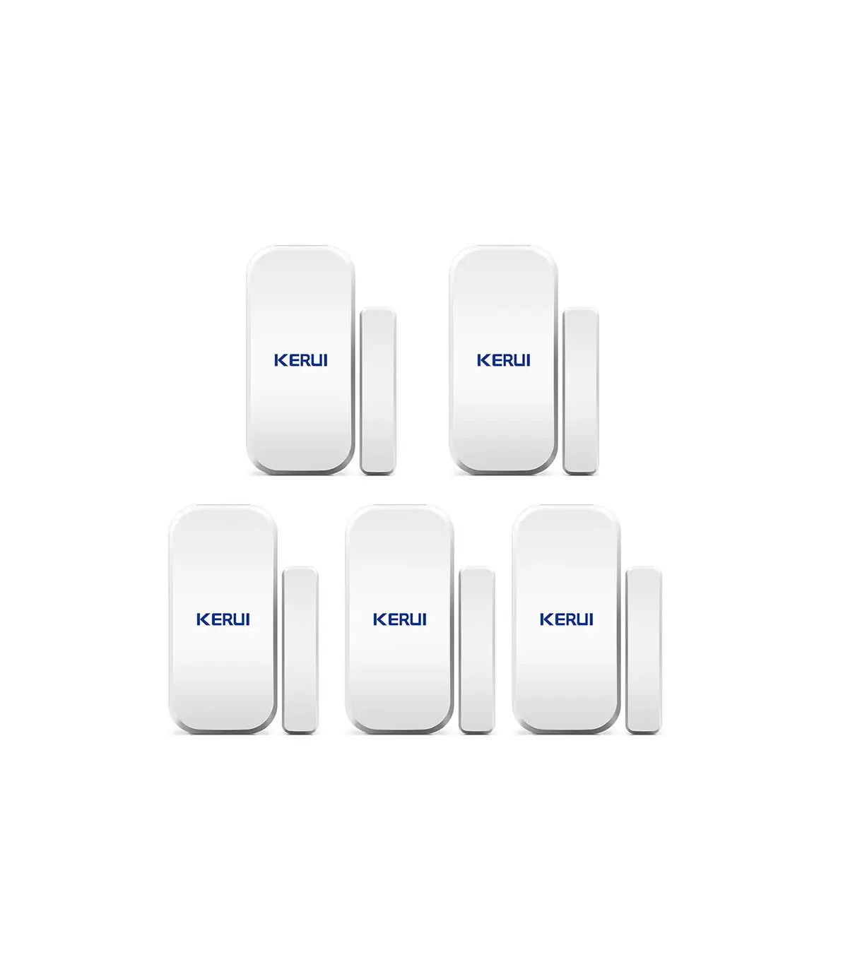 [5pcs CHINA] KERUI – détecteur de capteur magnétique de porte sans fil, pour panneau de clavier