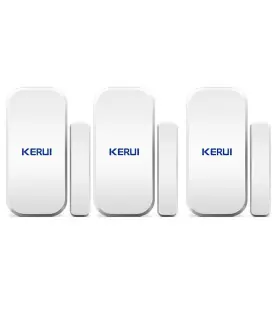 [3pcs Fédération de russie] KERUI – détecteur de capteur magnétique de porte sans fil, pour pan
