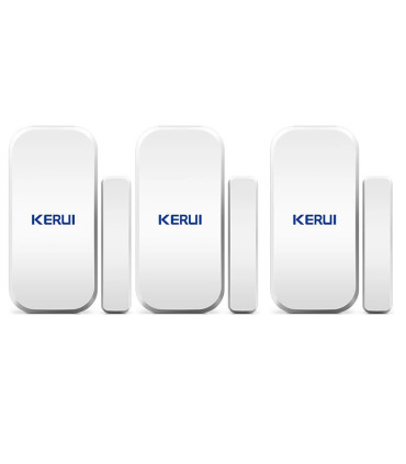 [3pcs CHINA] KERUI – détecteur de capteur magnétique de porte sans fil, pour panneau de clavier