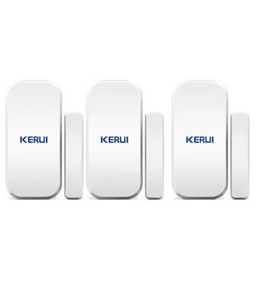 [3pcs CHINA] KERUI – détecteur de capteur magnétique de porte sans fil, pour panneau de clavier