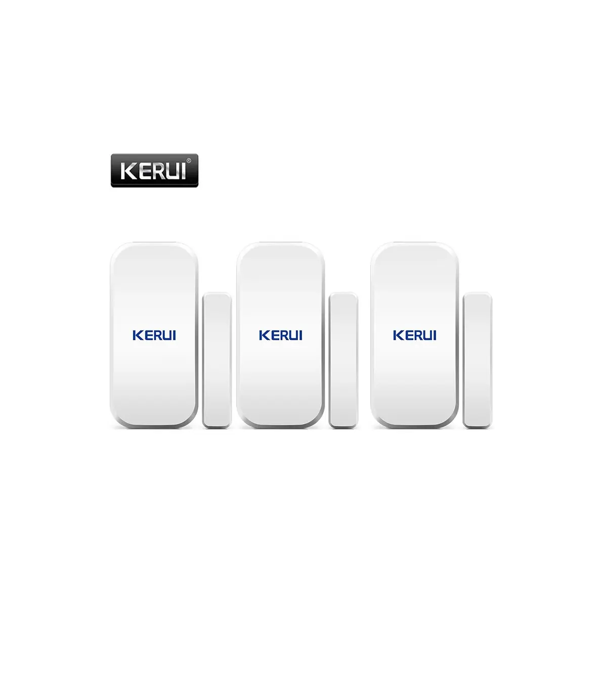 [3pcs CHINA] KERUI – détecteur de capteur magnétique de porte sans fil, pour panneau de clavier