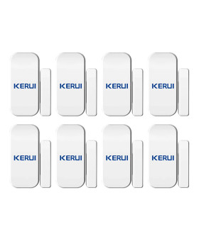 [8pcs CHINA] KERUI – détecteur de capteur magnétique de porte sans fil, pour panneau de clavier