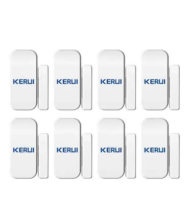 [8pcs CHINA] KERUI – détecteur de capteur magnétique de porte sans fil, pour panneau de clavier