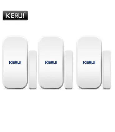 [8pcs CHINA] KERUI – détecteur de capteur magnétique de porte sans fil, pour panneau de clavier