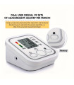 [White] Precise Digital Arm Blood Pressure Monitor, Sphygmomanometer for Elderly, Easy Reading Gauge premium high quality