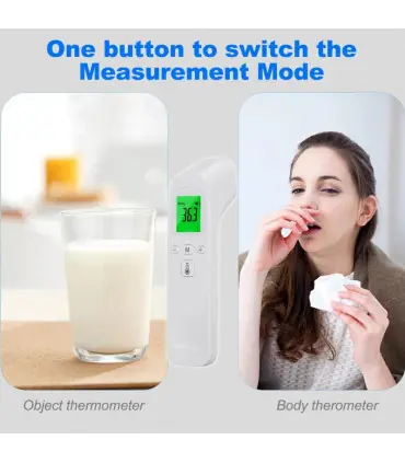 [Item2 black] AiQUE thermomètre infrarouge numérique LCD mesure du corps enfants adultes fièvre