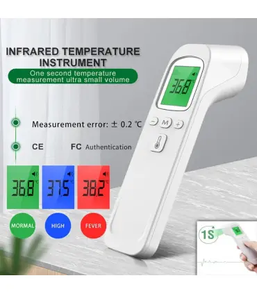 [Item3] AiQUE thermomètre infrarouge numérique LCD mesure du corps enfants adultes fièvre IR en
