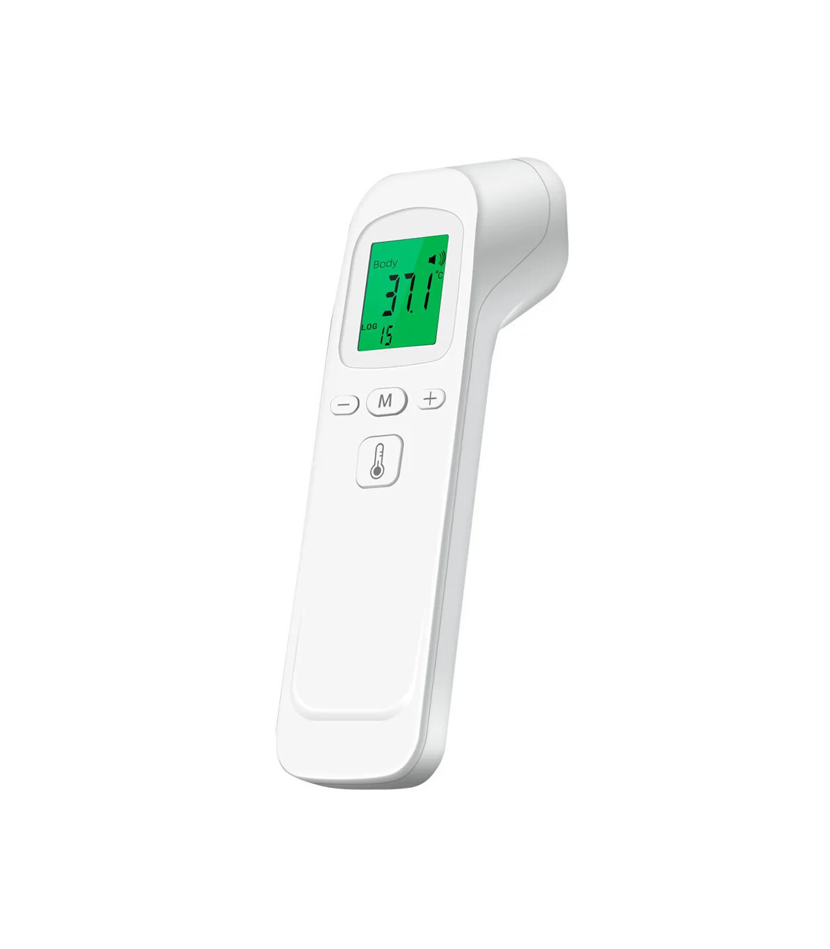 [White] AiQUE thermomètre infrarouge numérique LCD mesure du corps enfants adultes fièvre IR en