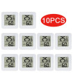 [10PCS Type 2] 4 pièces thermomètre numérique hygromètre intérieur Mini température LCD moniteu