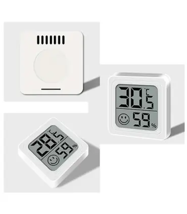 [6PCS Type 1] 4 pièces thermomètre numérique hygromètre intérieur Mini température LCD moniteur
