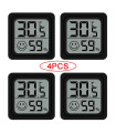 [4 Stück Typ 3] 4 Stück digitales Thermometer Hygrometer Innen Mini Temperatur LCD Monitor
