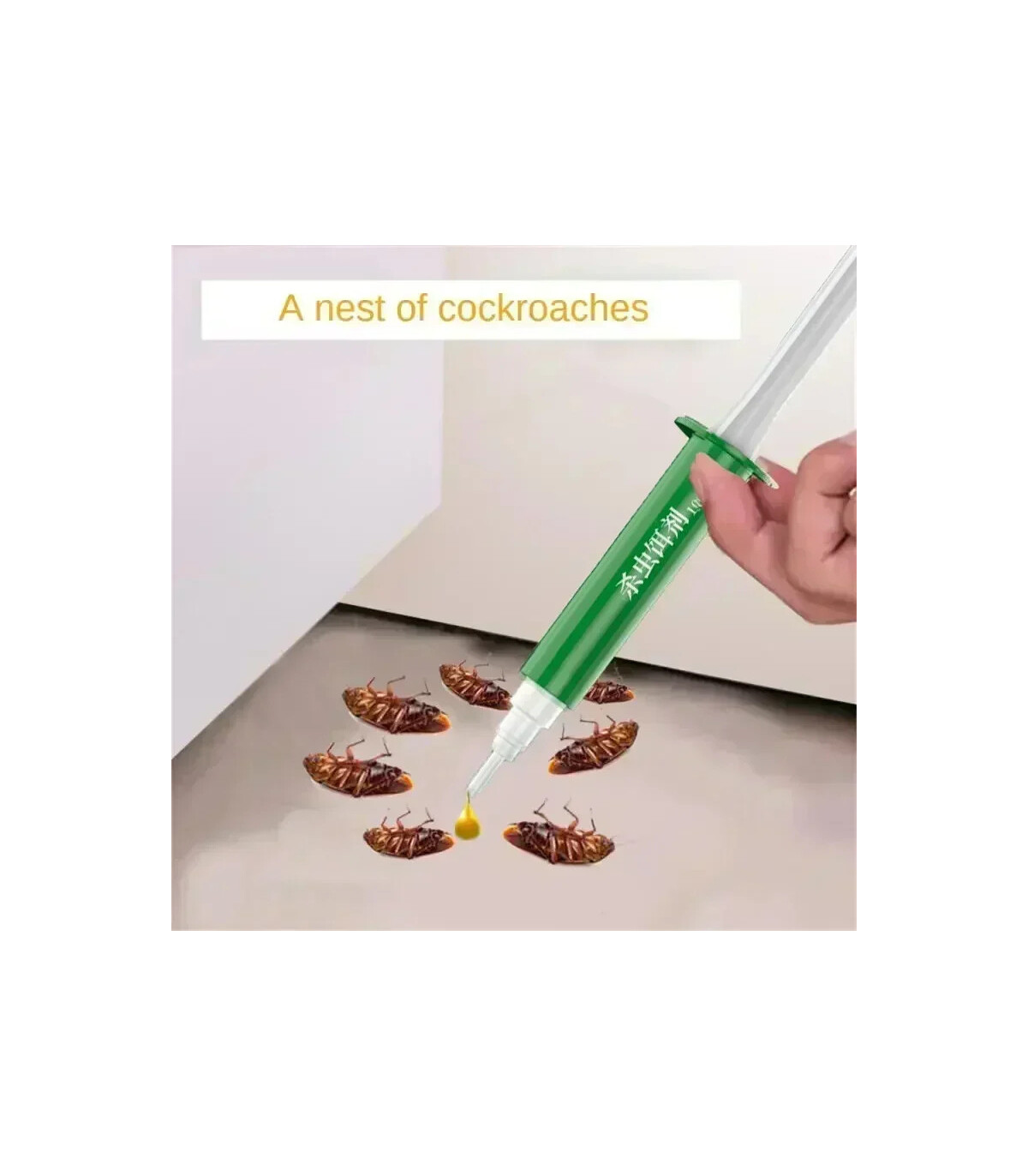 [3 PCS JP] Appât pour tuer les cafards, seringue, médecine pour tuer les cafards, piège anti-mo