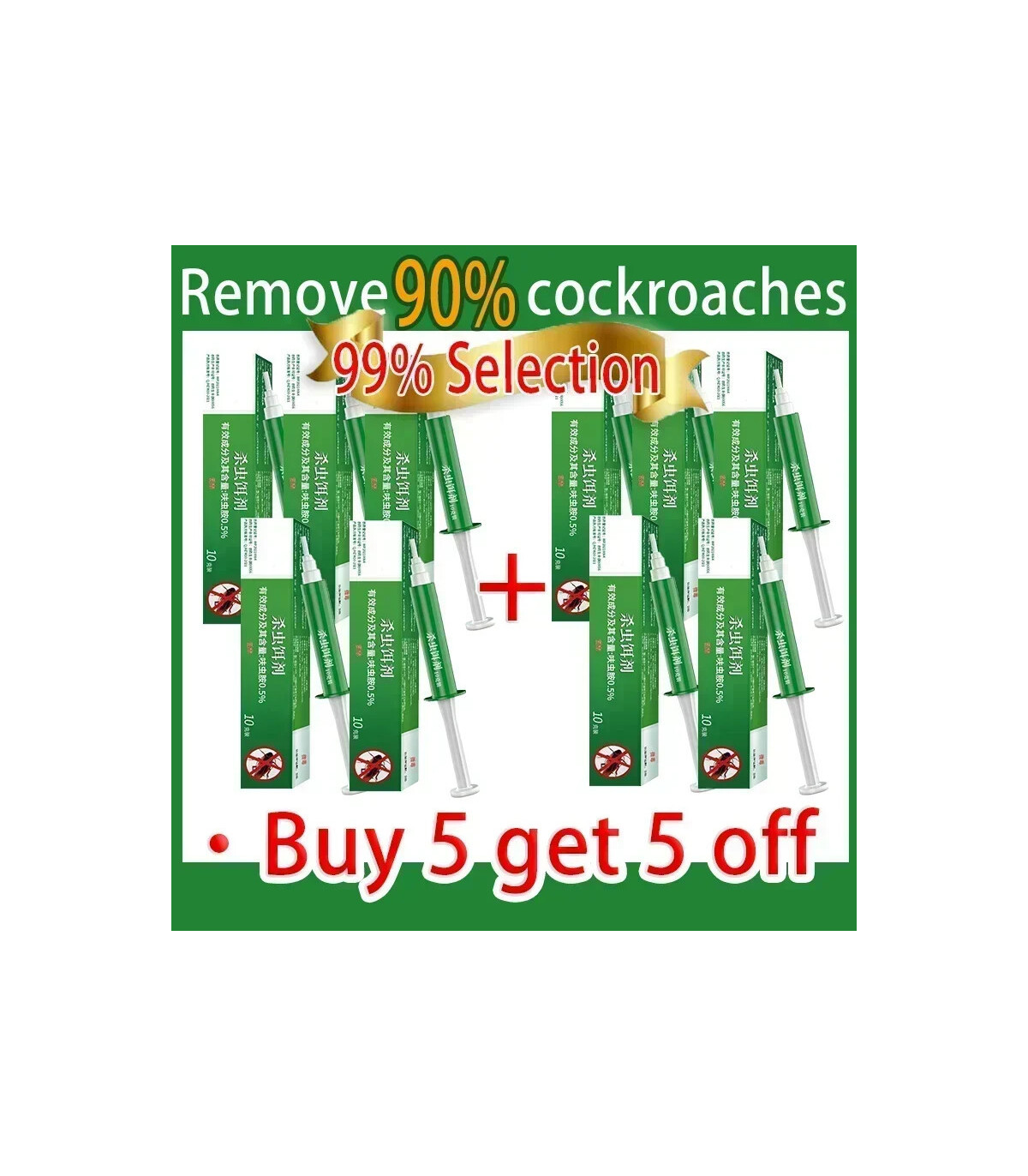 [10 PCS JP] Appât pour tuer les cafards, seringue, médecine pour tuer les cafards, piège anti-m