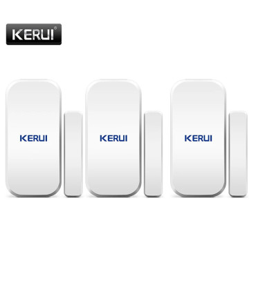 [3pcs] KERUI – détecteur de capteur magnétique de porte sans fil, pour panneau de clavier tacti