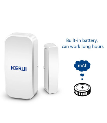 Lot complet 3pcs détecteur KERUI prêt à installer
