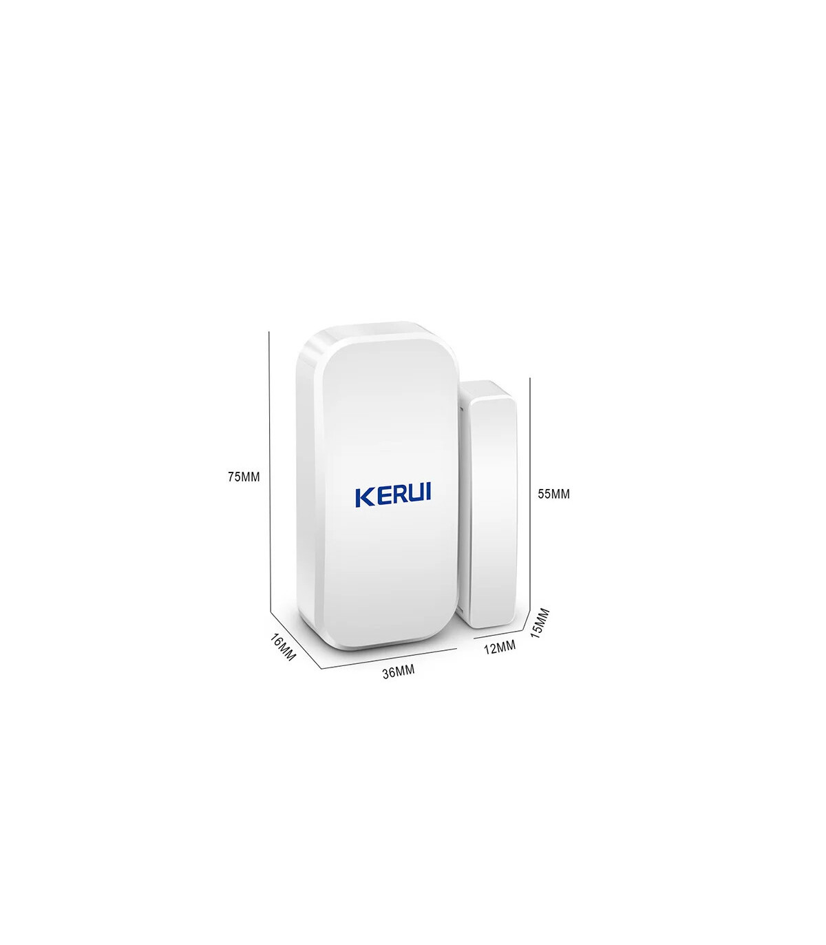 [3pcs] KERUI – détecteur de capteur magnétique de porte sans fil, pour panneau de clavier tacti