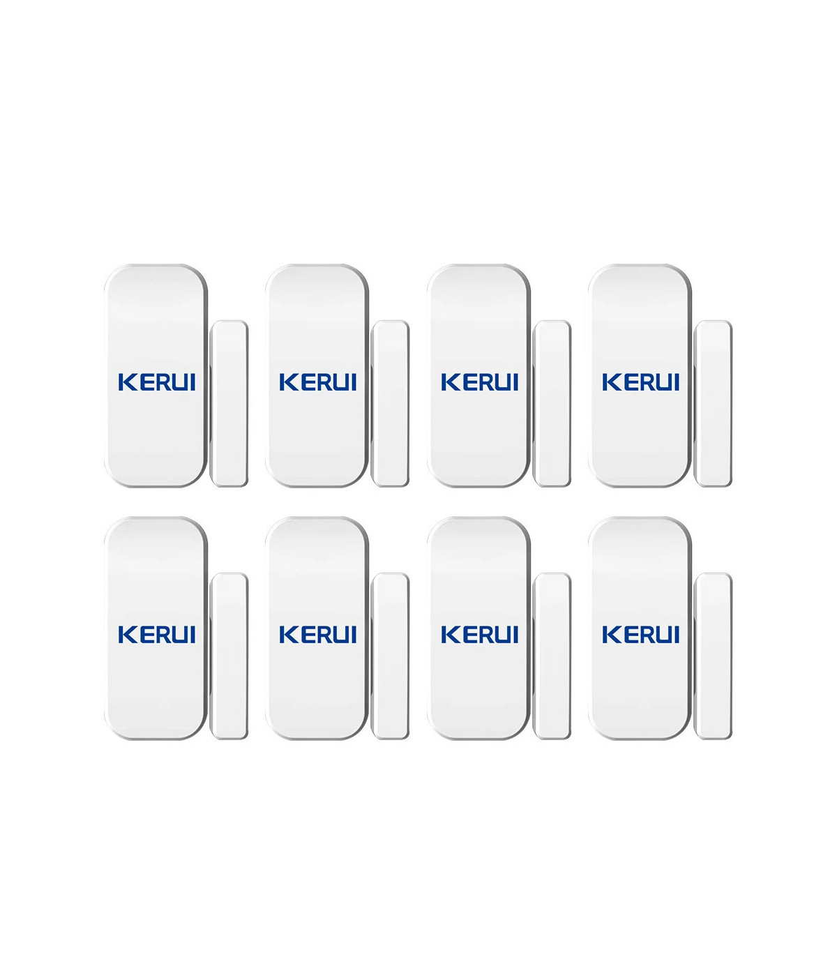 [8pcs] KERUI – détecteur de capteur magnétique de porte sans fil, pour panneau de clavier tacti