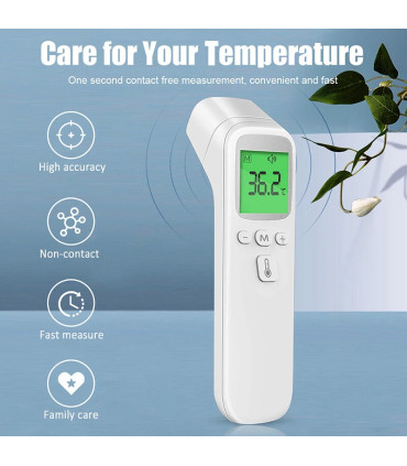 [Item2 black] AiQUE thermomètre infrarouge numérique LCD mesure du corps enfants adultes fièvre