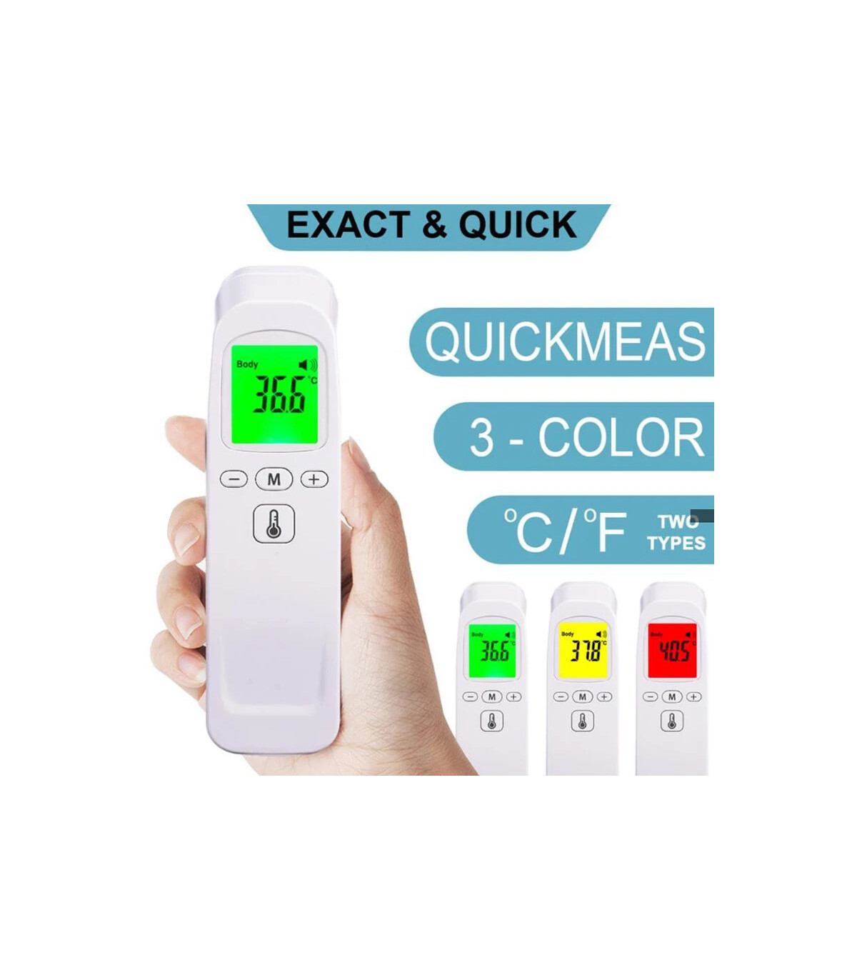 [New item1] AiQUE thermomètre infrarouge numérique LCD mesure du corps enfants adultes fièvre I