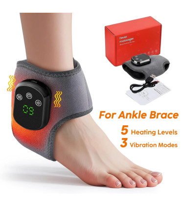 [For Ankle Massager] Attelle de poignet électrique avec compresse chaude réglable, Massage par 
