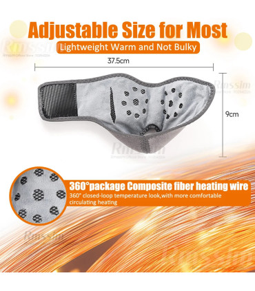 [Gray 1pcs] Le masseur électrique de cheville et de poignet peut vibrer et la thérapie par comp