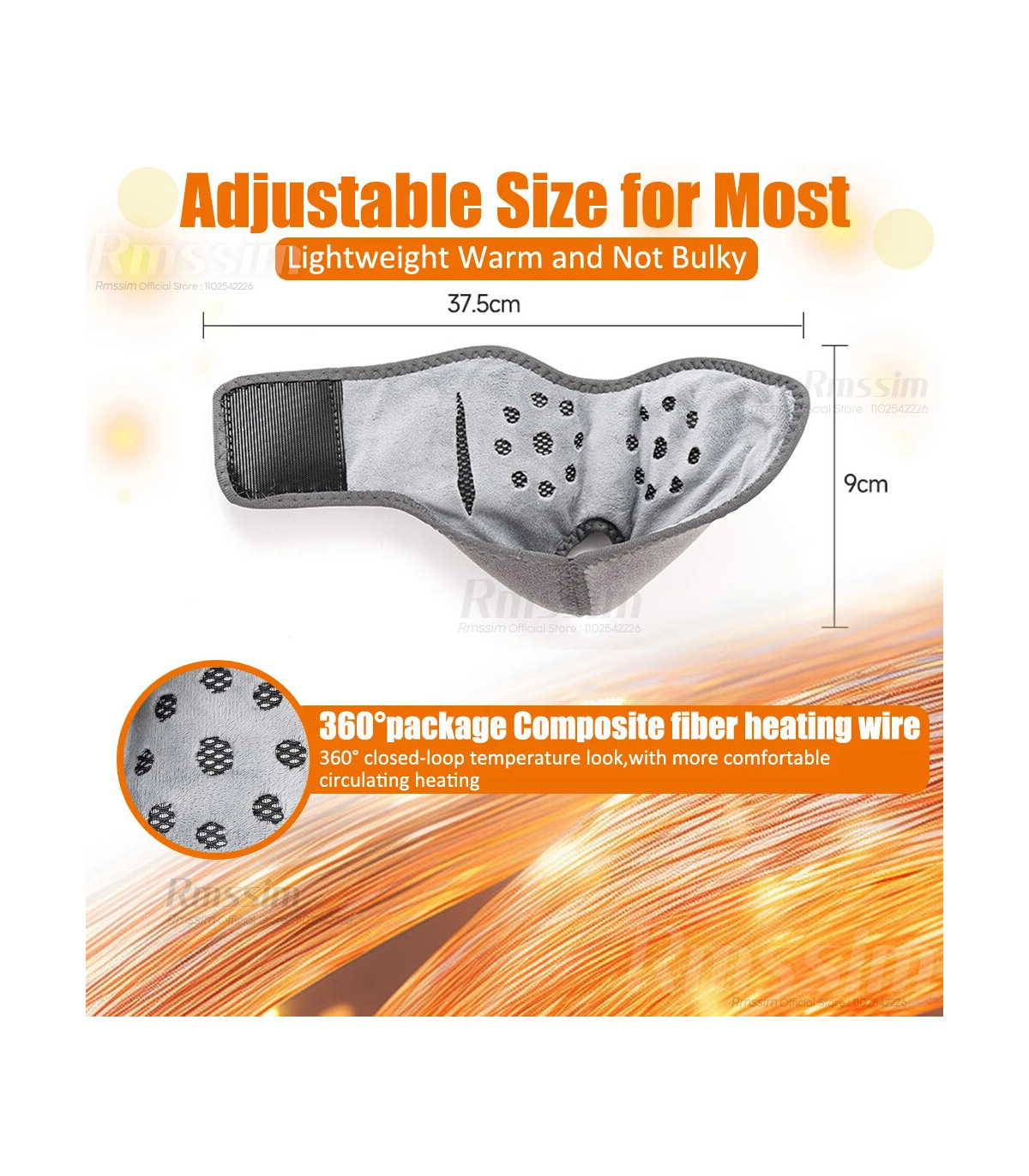 [Black 1pcs] Le masseur électrique de cheville et de poignet peut vibrer et la thérapie par com