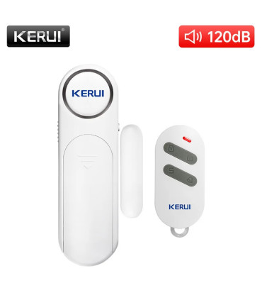 [KIT 2] KERbiomomer-Capteur d\'alarme sans fil pour porte et fenêtre, 300 pieds, 120dB, antivol,