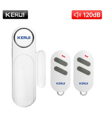 [KIT 3] KERbiomomer-Capteur d\'alarme sans fil pour porte et fenêtre, 300 pieds, 120dB, antivol,