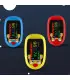 [Yellow] Oxymètre de pouls au doigt pour enfants, aste, écran TFT, sangle, lanière, compteur de
