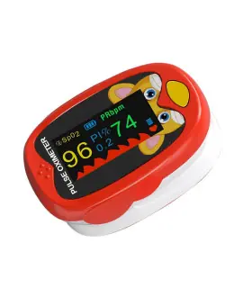 [Red] Oxymètre de pouls médical pour nourrissons, compteur de saturation d\'oxygène dans le sang