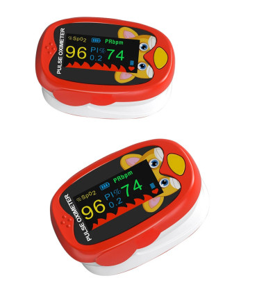 [Red] Oxymètre de pouls médical pour nourrissons, compteur de saturation d\'oxygène dans le sang