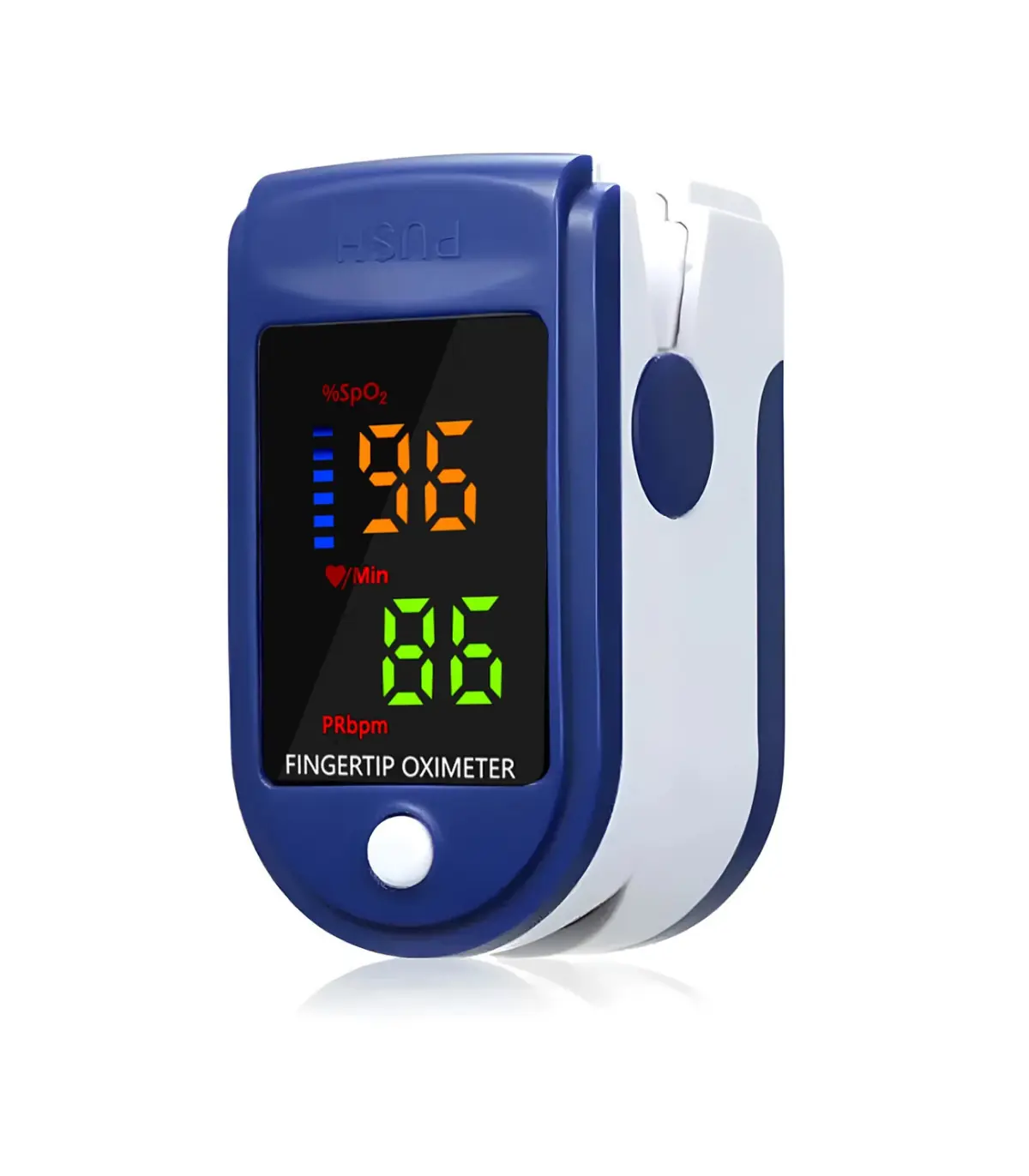 [Blue] Oxymètre de pouls au doigt pour pédiatrie et enfant, pulsoximètre médical, compteur de s