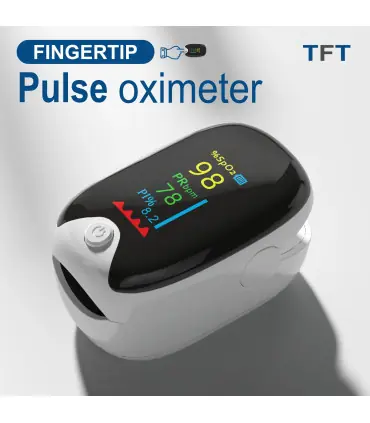 [AD901-TFT-White] Oxymètre médical de pouls au doigt, saturomètre, saturation d\'oxygène, oxymèt