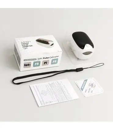 [AD901-TFT-White] Oxymètre médical de pouls au doigt, saturomètre, saturation d\'oxygène, oxymèt