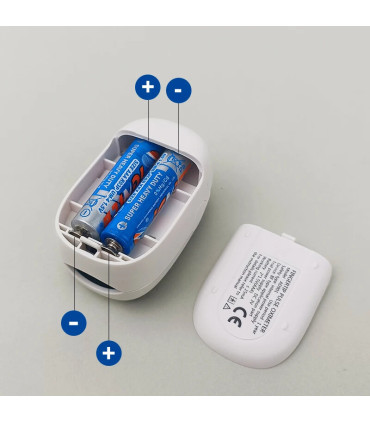 [AD901-TFT-White] Oxymètre médical de pouls au doigt, saturomètre, saturation d\'oxygène, oxymèt