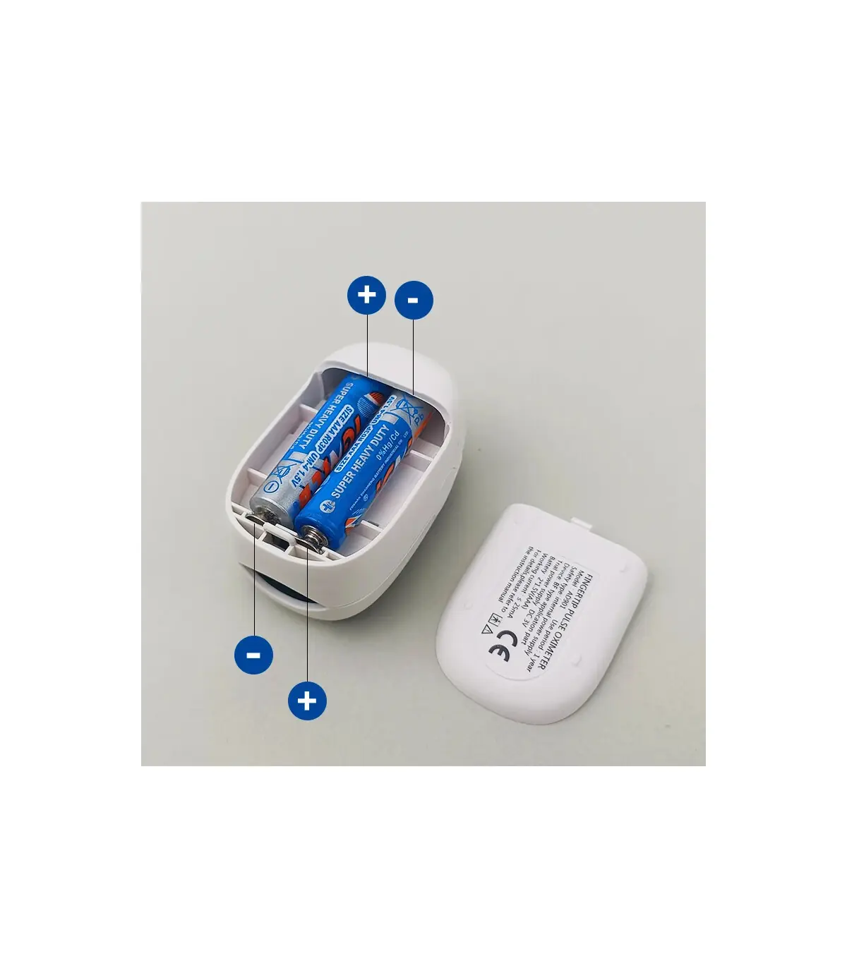 [AD901-TFT-White] Oxymètre médical de pouls au doigt, saturomètre, saturation d\'oxygène, oxymèt