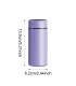 [Violet 200ml] Tasse d\'eau isolée en acier inoxydable 304, équipée d\'un écran d\'affichage de la