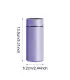 [Violet 200ml] Tasse d\'eau isolée en acier inoxydable 304, équipée d\'un écran d\'affichage de la