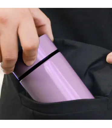 [Violet 200ml] Tasse d\'eau isolée en acier inoxydable 304, équipée d\'un écran d\'affichage de la