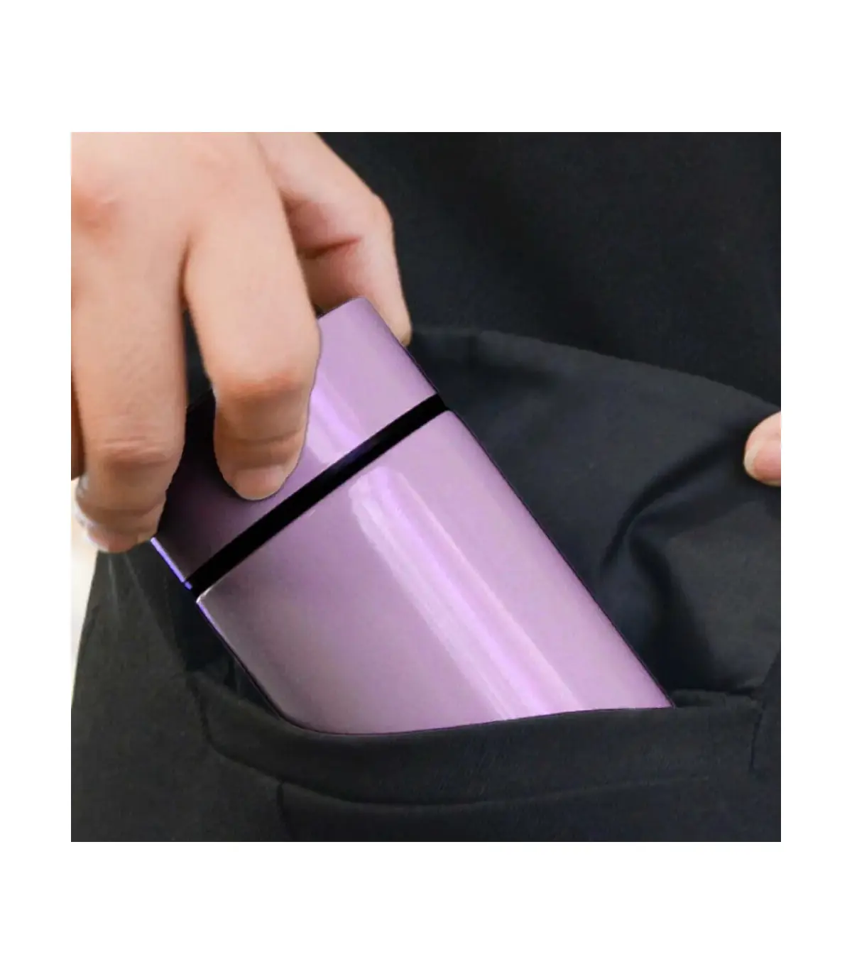 [Violet 200ml] Tasse d\'eau isolée en acier inoxydable 304, équipée d\'un écran d\'affichage de la