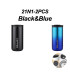 [Black-Blue-2PCS 500ML] Bouteille Thermos à café en acier inoxydable de 400ML, tasse thermique,