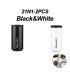 Pack 2 pièces thermos noir et blanc isolé double paroi