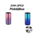 [Pink-Blue-2PCS 500ML] Bouteille Thermos à café en acier inoxydable de 400ML, tasse thermique, 