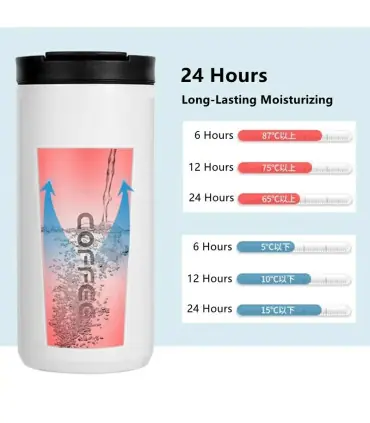 [Black 500ML] Bouteille Thermos à café en acier inoxydable de 400ML, tasse thermique, flacons s